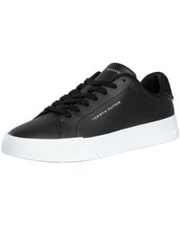 Tommy Hilfiger - Court Core Leather Trainers - Lyst