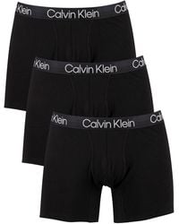 Calvin Klein - 3 Pack Modern Structure Boxer Briefs - Lyst