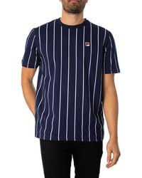 Fila - Lee Pin Striped T-shirt - Lyst