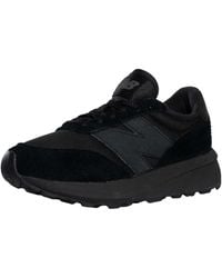 New Balance - 370 Suede Trainers - Lyst
