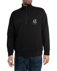 ARMANI EXCHANGE - Icon Project 1/4 Sweatshirt - Lyst