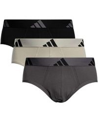 adidas - 3 Pack Active Flex Cotton Briefs - Lyst