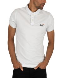 superdry pique polo shirt