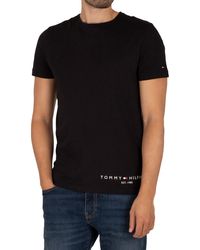 Tommy Hilfiger Logo T-shirt - Black