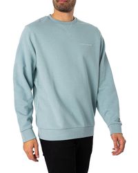Lyle & Scott - Loopback Embroidered Relaxed Sweatshirt - Lyst