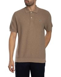 Lacoste - Classic Fit Knitted Polo Shirt - Lyst