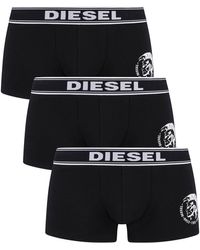 DIESEL 3 Pack Shawn All-timers Trunks - Black