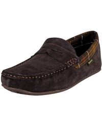 Barbour - Porterfield Suede Slippers - Lyst