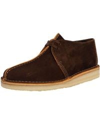 Clarks - Desert Trek Suede Shoes - Lyst
