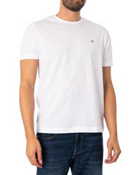 GANT - Regular Shield T-shirt - Lyst