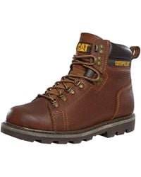 Caterpillar - Arlington Wide Leather Boots - Lyst