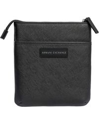 ARMANI EXCHANGE - Box Logo Crossbody Bag - Lyst
