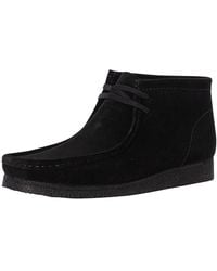 Clarks - Wallabee Suede Boots - Lyst