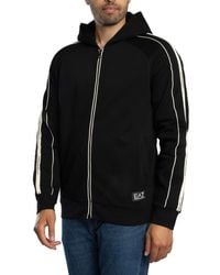 EA7 - Train Logo Zip Hoodie - Lyst