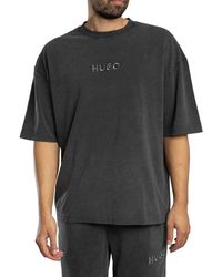 HUGO - Delw Logo T-shirt - Lyst
