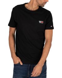 Tommy Hilfiger Chest Logo T-shirt - Black