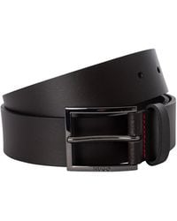 HUGO - Geek Leather Belt - Lyst