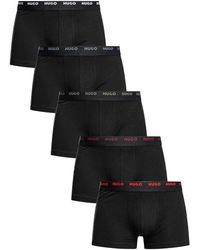 HUGO - 5 Pack Cotton Stretch Trunks - Lyst