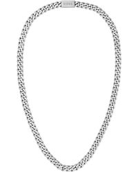 BOSS - Curb Chain Necklace - Lyst