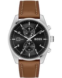 BOSS - Skytraveller Watch - Lyst