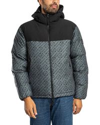 EA7 - Logo Repeat Mountain Polar Jacket - Lyst