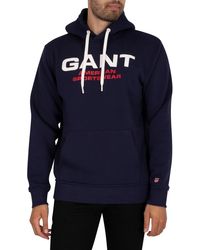 gant fleece hoodie