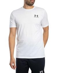 Under Armour - Loose Left Chest Logo T-shirt - Lyst