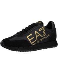 EA7 - Big Logo Trainers - Lyst