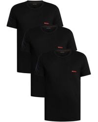 HUGO - 3 Pack Lounge T-shirts - Lyst