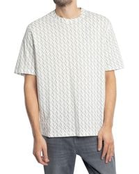 ARMANI EXCHANGE - Logo Pattern T-shirt - Lyst