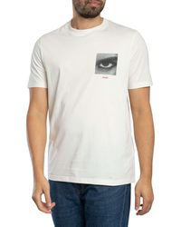 HUGO - Deyss Eye T-shirt - Lyst