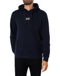 EA7 - Jersey Pullover Hoodie - Lyst
