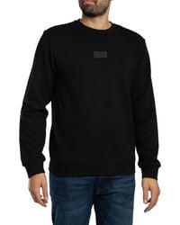 EA7 - Back Box Logo Sweatshirt - Lyst