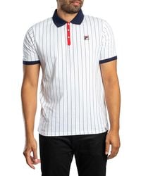 Fila - Classic Vintage Striped Polo Shirt - Lyst