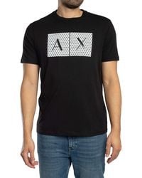 ARMANI EXCHANGE - Raised Graphic Slim T-shirt - Lyst