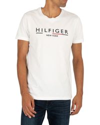 Tommy Hilfiger Underline T-shirt - White