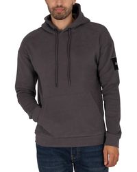 Jack & Jones Relaxed Classic Pullover Hoodie - Grey
