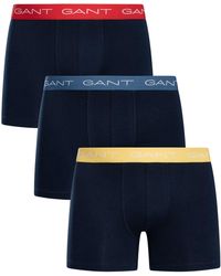 GANT - 3 Pack Boxer Briefs - Lyst