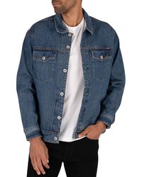 mason wool blend trucker jacket