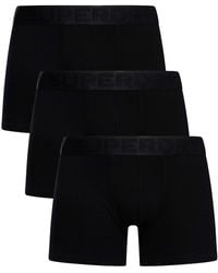Superdry - 3 Pack Organic Cotton Boxer Briefs - Lyst