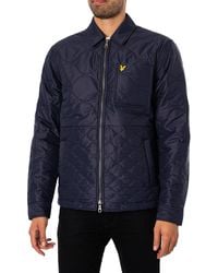 Lyle & Scott - Quilted Overshirt - Lyst