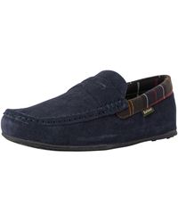Barbour - Porterfield Suede Slippers - Lyst