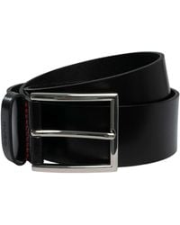 HUGO - Giaspo Leather Belt - Lyst