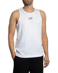 EA7 - Logo Slim Vest - Lyst