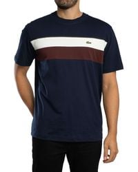 Lacoste - Colour Block T-shirt - Lyst