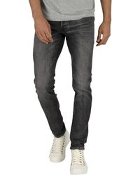 sconto 52% Jack & Jones Jeggings & Skinny & Slim MODA UOMO Jeans Consumato Blu W30/L34 