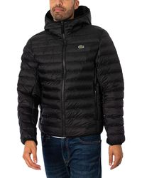 Lacoste Bh3325 Jacket in Black for Men Lyst UK