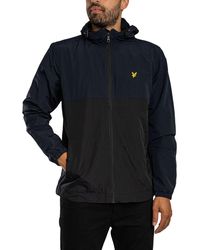 Lyle & Scott - Colourblock Zip Through Jacket - Lyst
