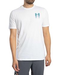 Under Armour - Blur Logo Back Graphic Loose T-shirt - Lyst