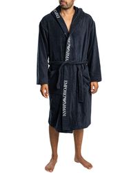Emporio Armani - Terry Cloth Robe - Lyst